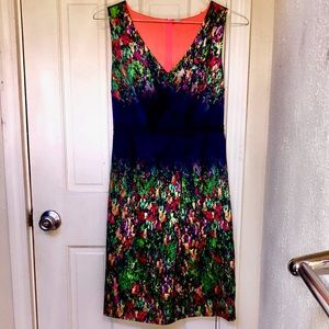 Unique Floral Cocktail Dress